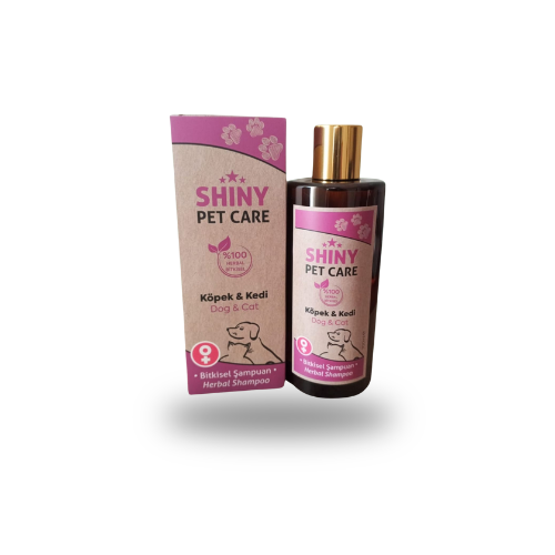 Shiny Pet Care Dişi Kedi/Köpek Şampuanı 300ml - Doğal ve Etkili Tüy Bakımı