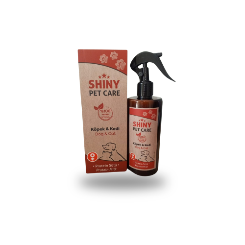 Shiny Pet Care Dişi Kedi/Köpek Protein Sütü 300ml - Doğal ve Nemlendirici Tüy Bakımı